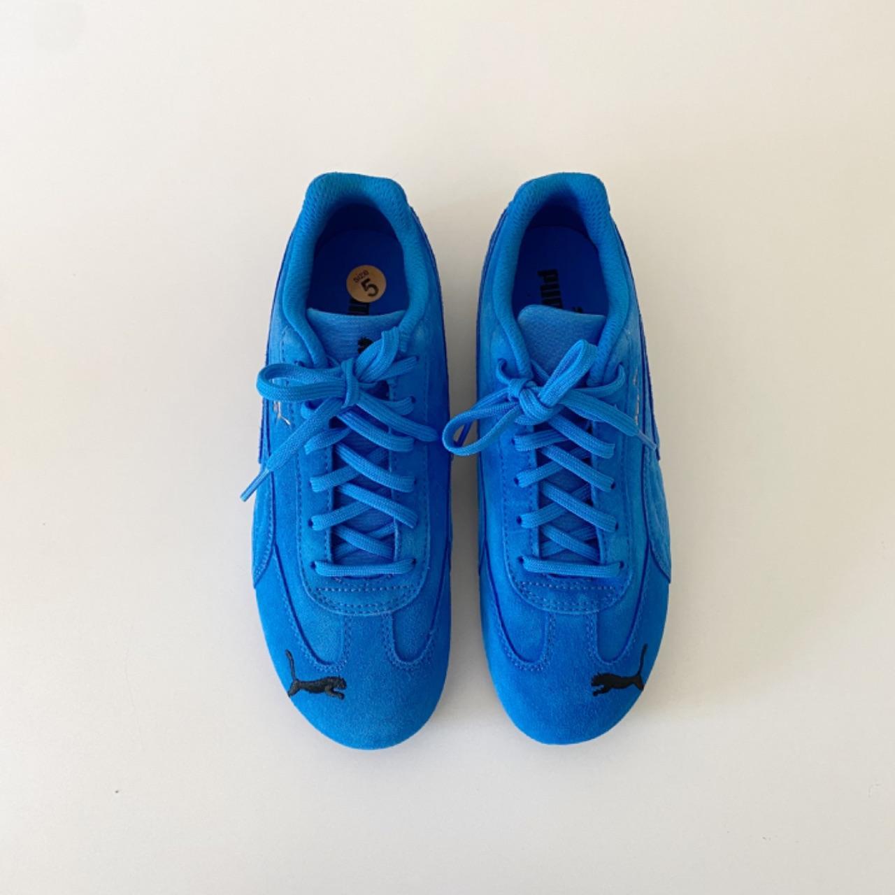 Puma Speedcat Shield SD Suede Sneakers in Ultra Blue Black Size US M 5 / W 6.5