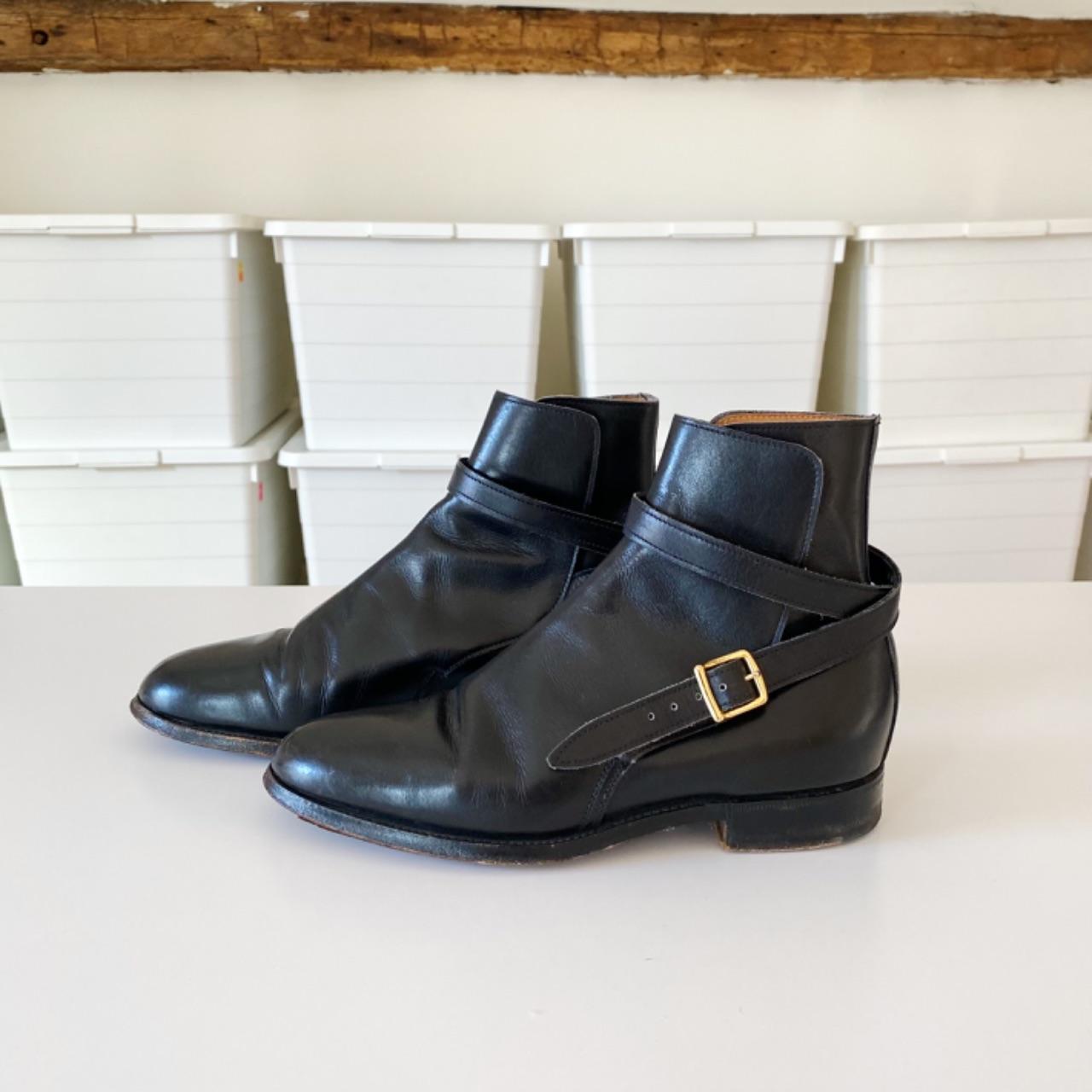John Lobb Sulky Boot in Black Calf Leather Size 45C