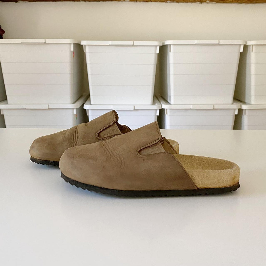 Zara Suede Clogs Size EU 34