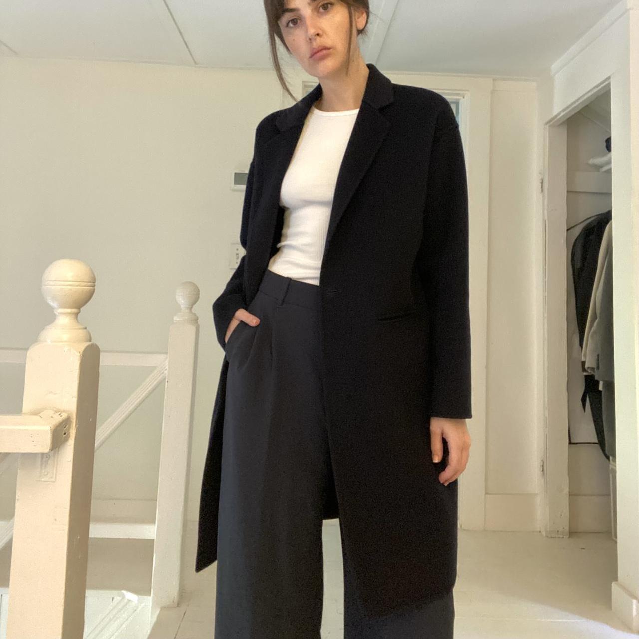 Italic Wool Cashmere Cocoon Coat Size S