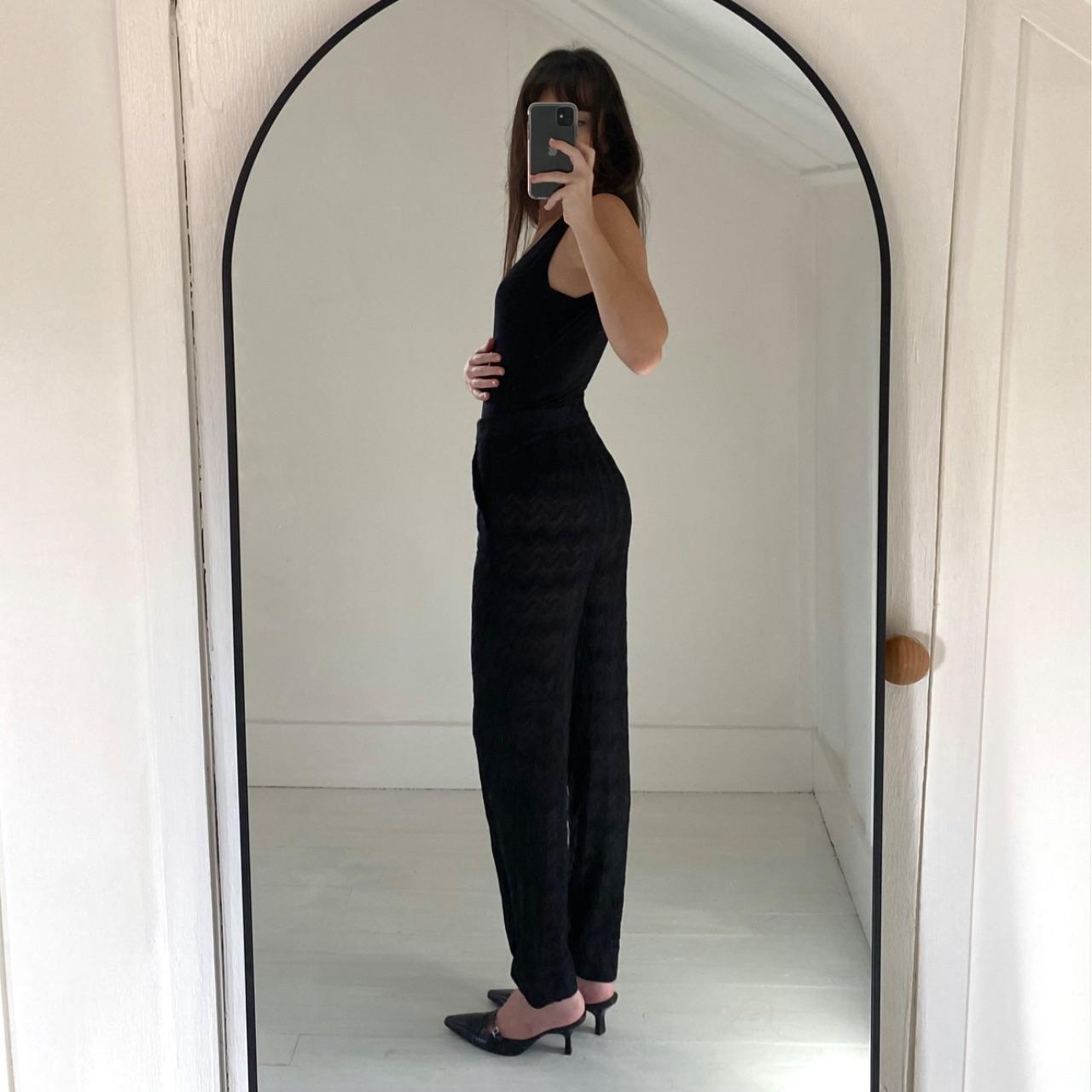 Missoni Sheer Woven Zig Zag Trousers Size IT 40