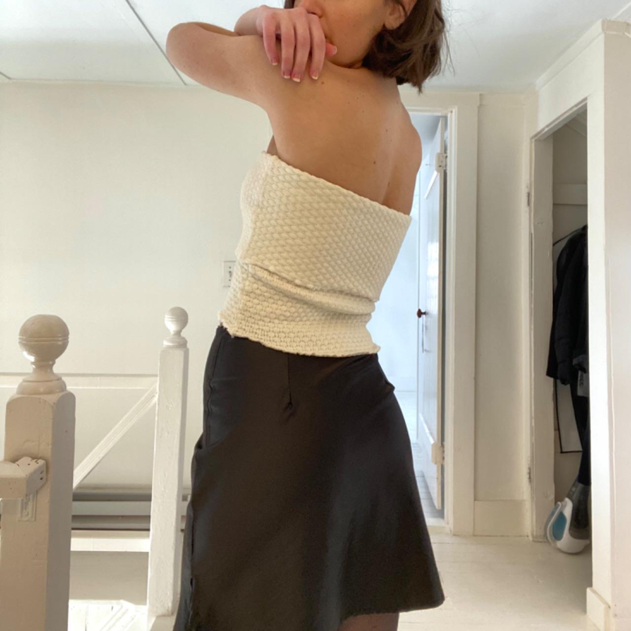 Indah Cole Mini Skirt / Tube Top in Ivory Size S