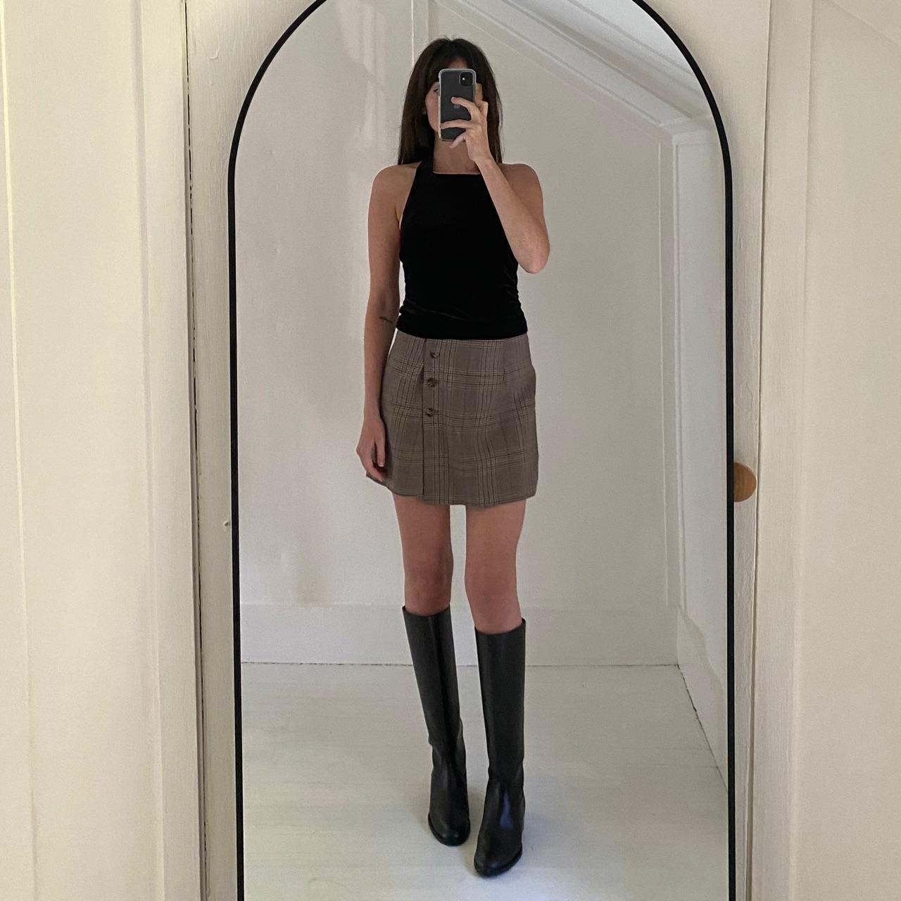 Be Smart Vintage Y2K Velvet High Neck Halter Top Size 5/6