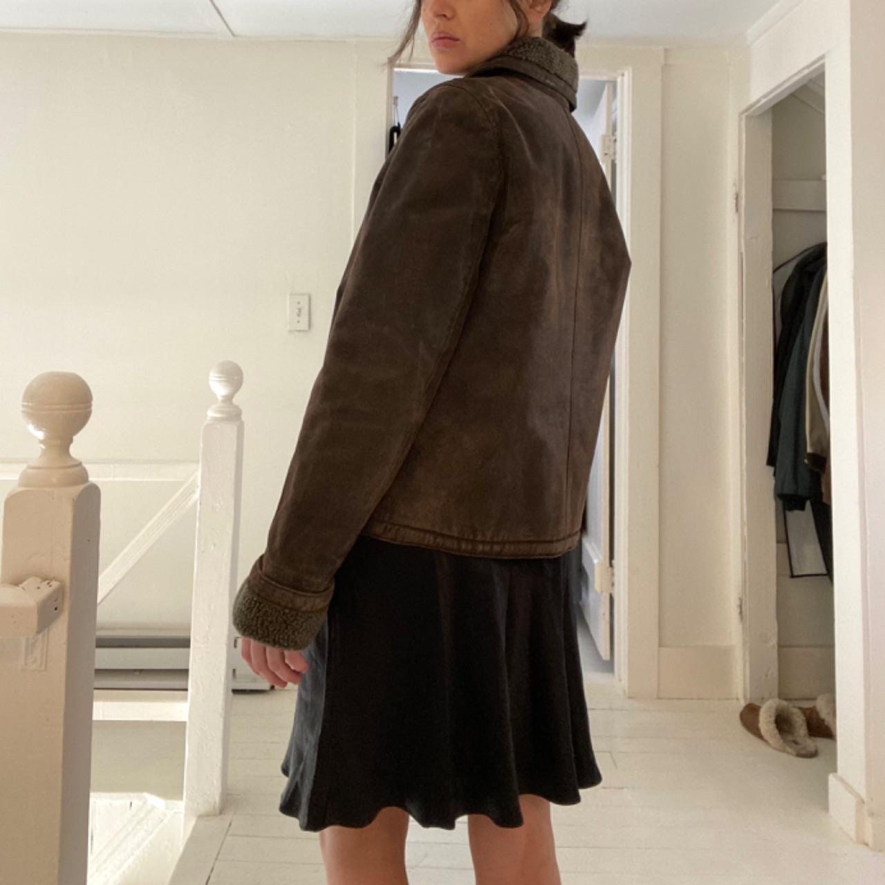 Hugo Buscati Collection Vintage 90s Shearling Leather Jacket Size S