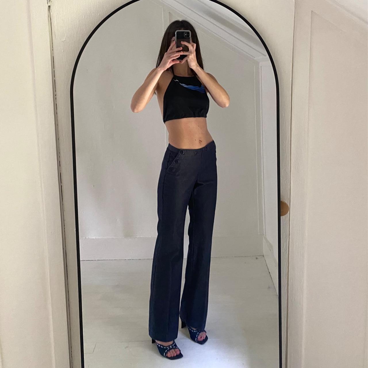 Frankie Collective X Nike Vintage Reworked Halter Crop Top Size M