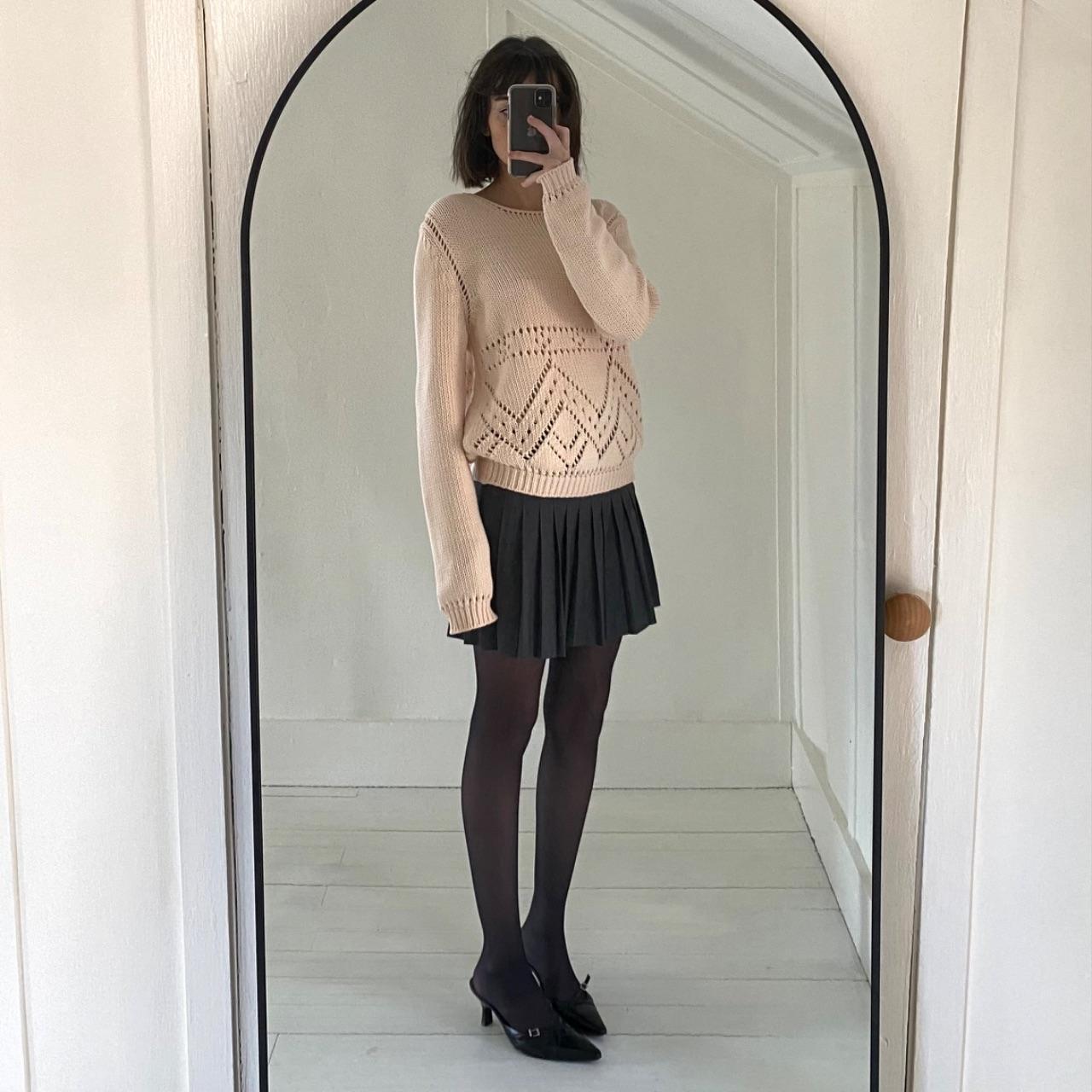 Paul & Joe Sister Bernie Chunky Knit Eyelet Sweater Size 2