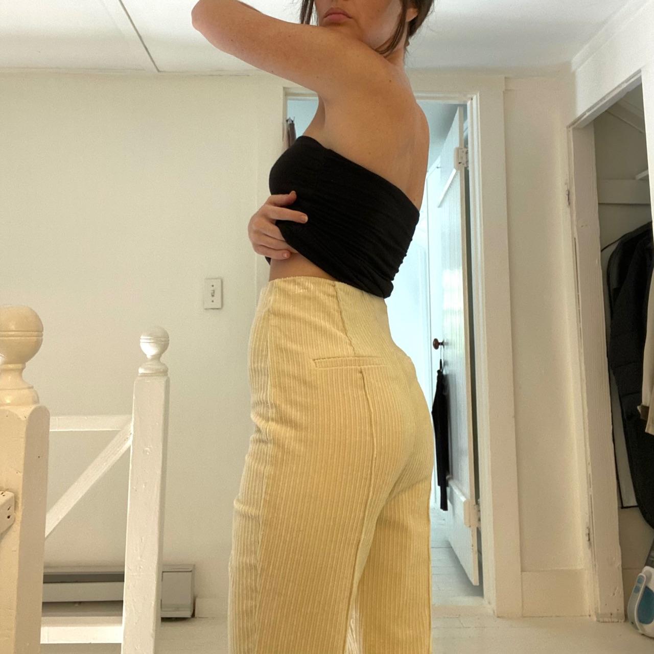 Remain Birger Christensen Floral Corduroy Pants in Wood Ash Size 4