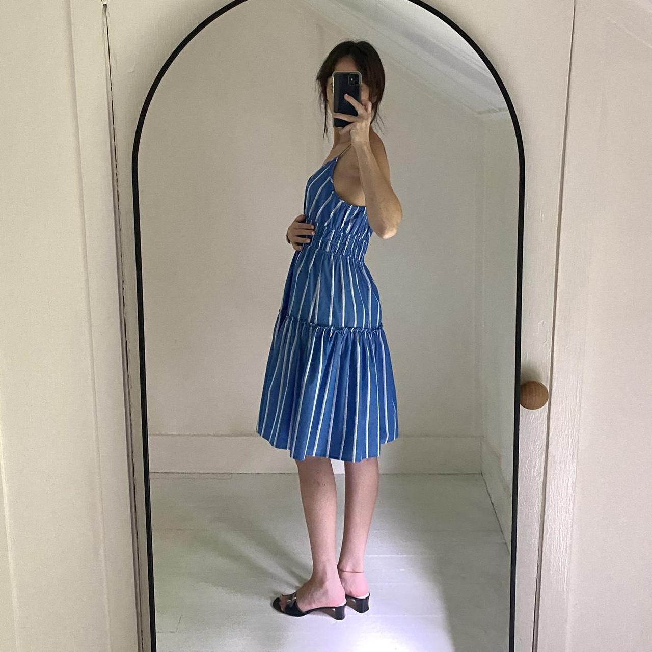 Rails Carmen Poplin Mini Dress in Boiro Stripe NWT Size M