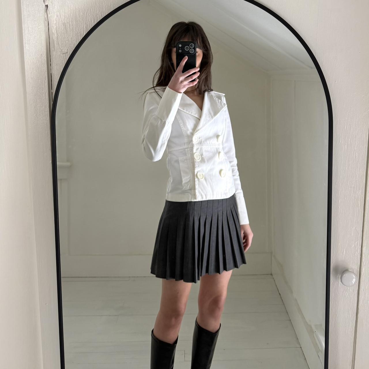 Juicy Couture Jeans Vintage Y2K Double Breasted Jacket Size P