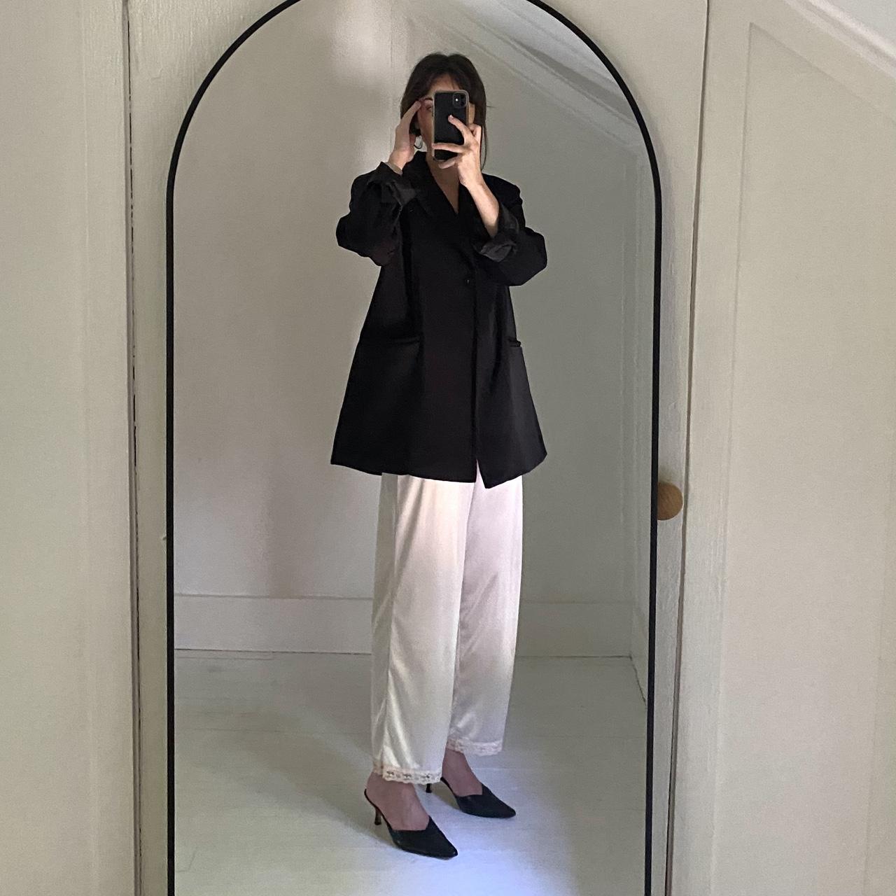 Vanity Fair Vintage 60s Satin Lace Trim Slip Pants Size 7