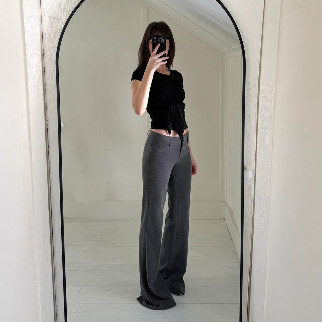 Star City Vintage Y2K Low Rise Flare Trouser Pants Size 1