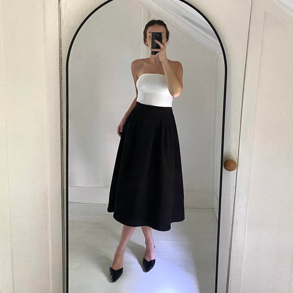 Olivia Pleated Midi Skirt Size XS/S