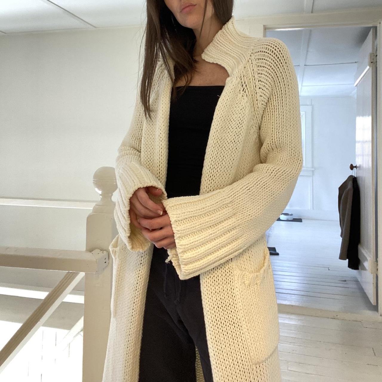 J. Crew Chunky Knit Duster Cardigan Sweater Size S