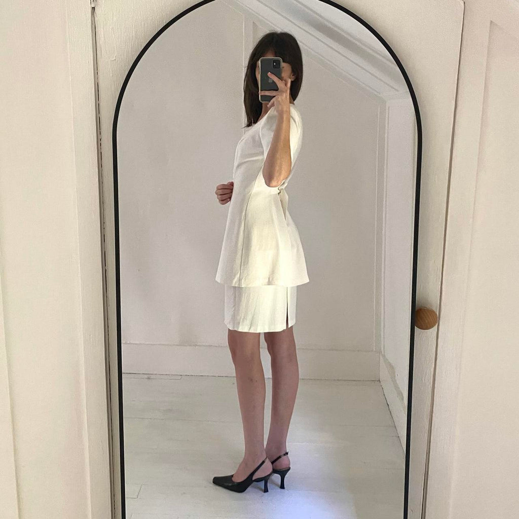 Breakin’ Loose Vintage 80s One Piece Mini Skirt Suit Size 3/4