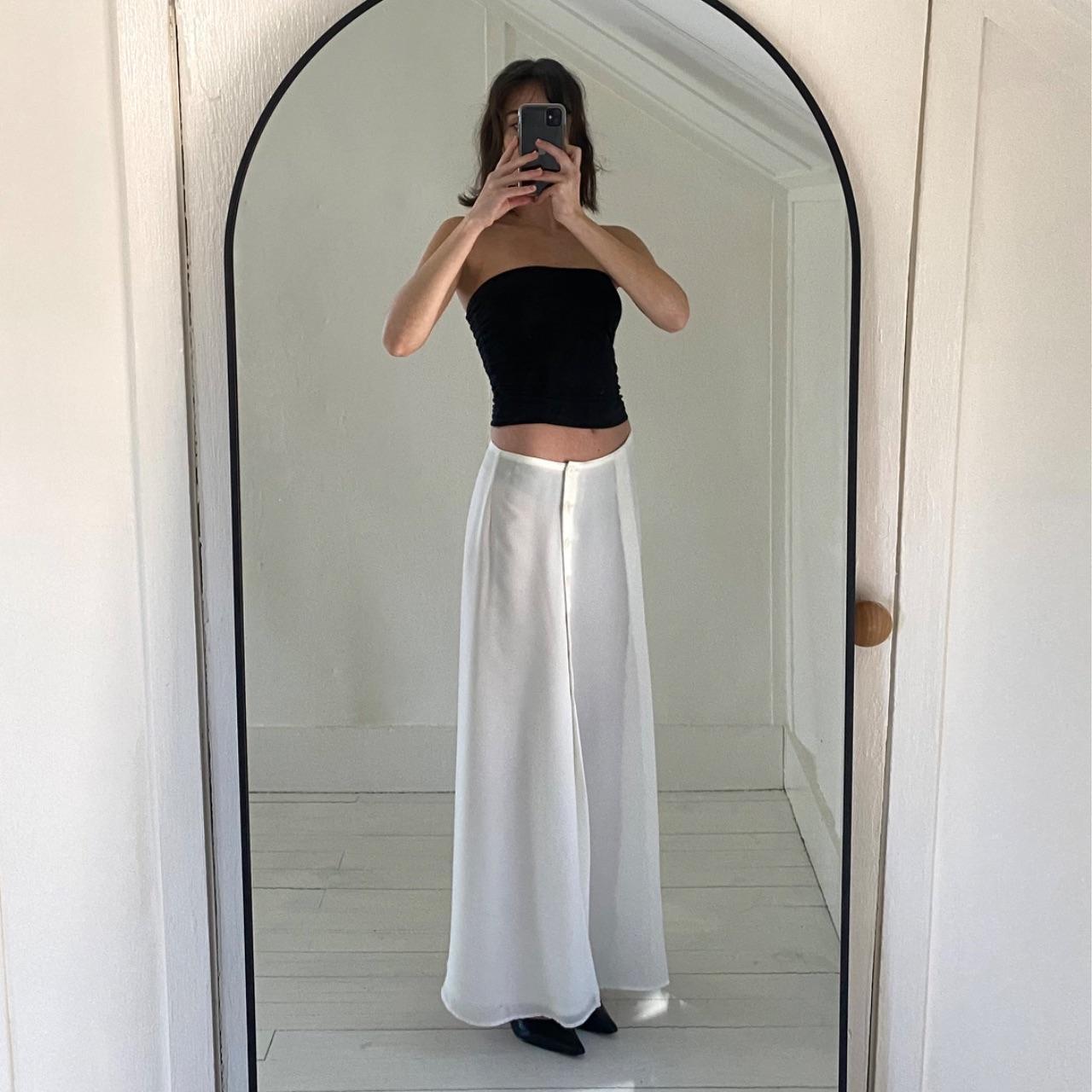 Compagnie Internationale Express Vintage 90s Button Front Maxi Skirt Size 9/10