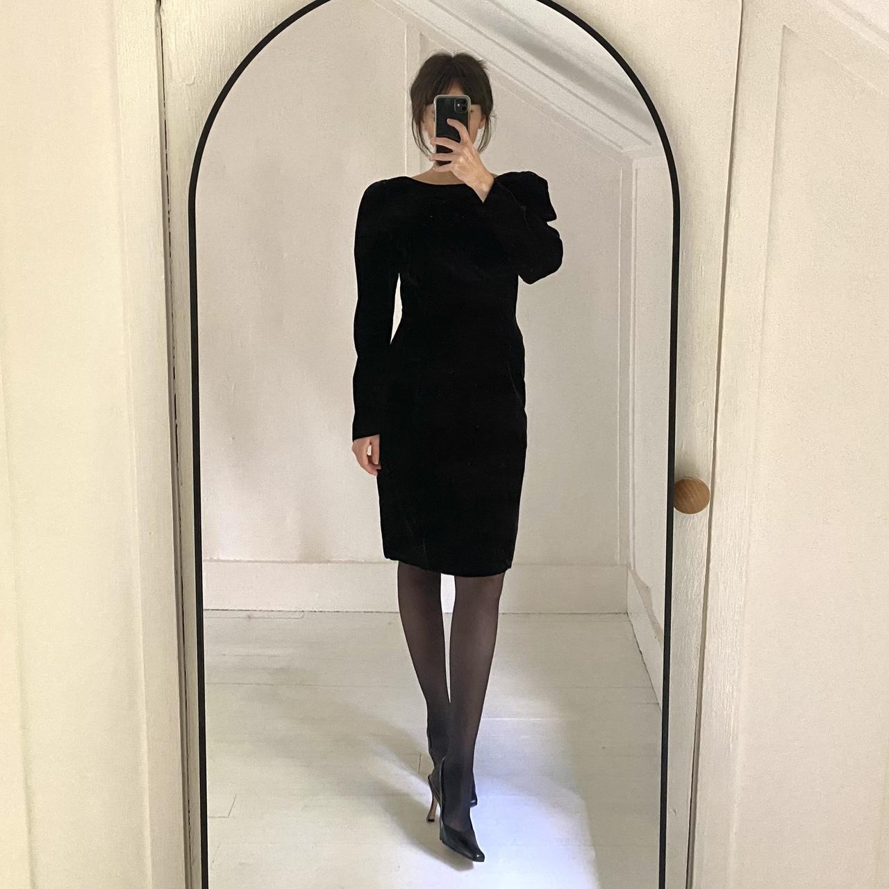 Moda Int’l Vintage 80s Velvet Backless Dress Size 4