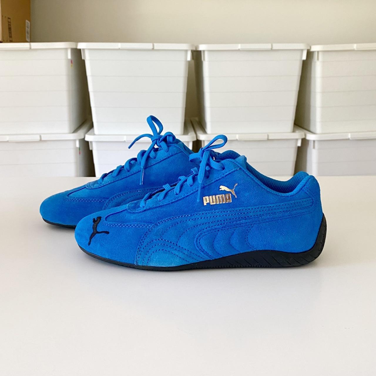 Puma Speedcat Shield SD Suede Sneakers in Ultra Blue Black Size US M 5 / W 6.5