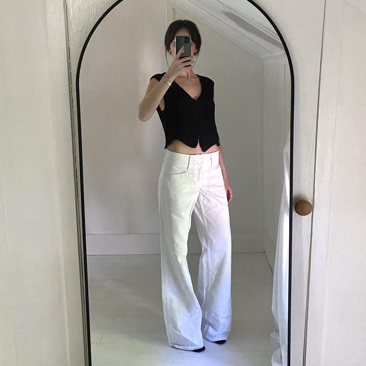 TheOpen Product Open Front Knit Top in Black Size 1