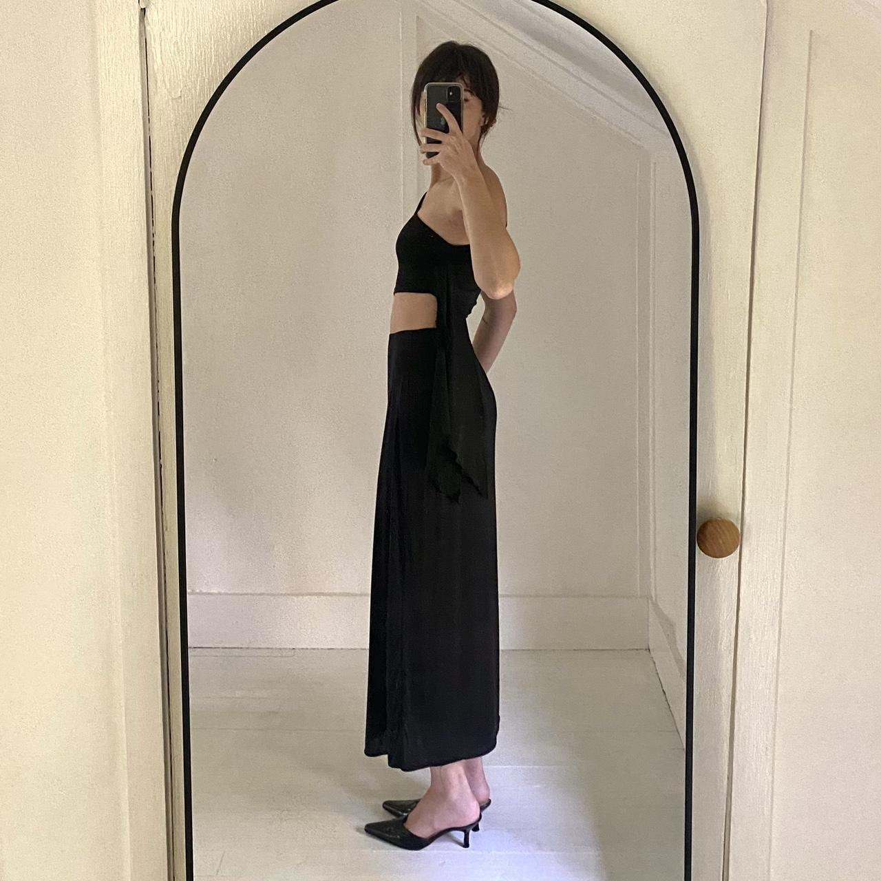 Lovers and Friends Cordelia Rosette One Shoulder Top Black & White Size XS