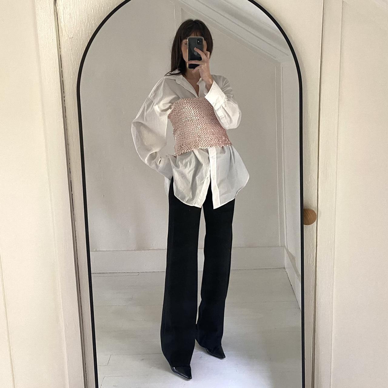 Hugo Buscati Collection Vintage 90s Sequin Tube Top Size 4