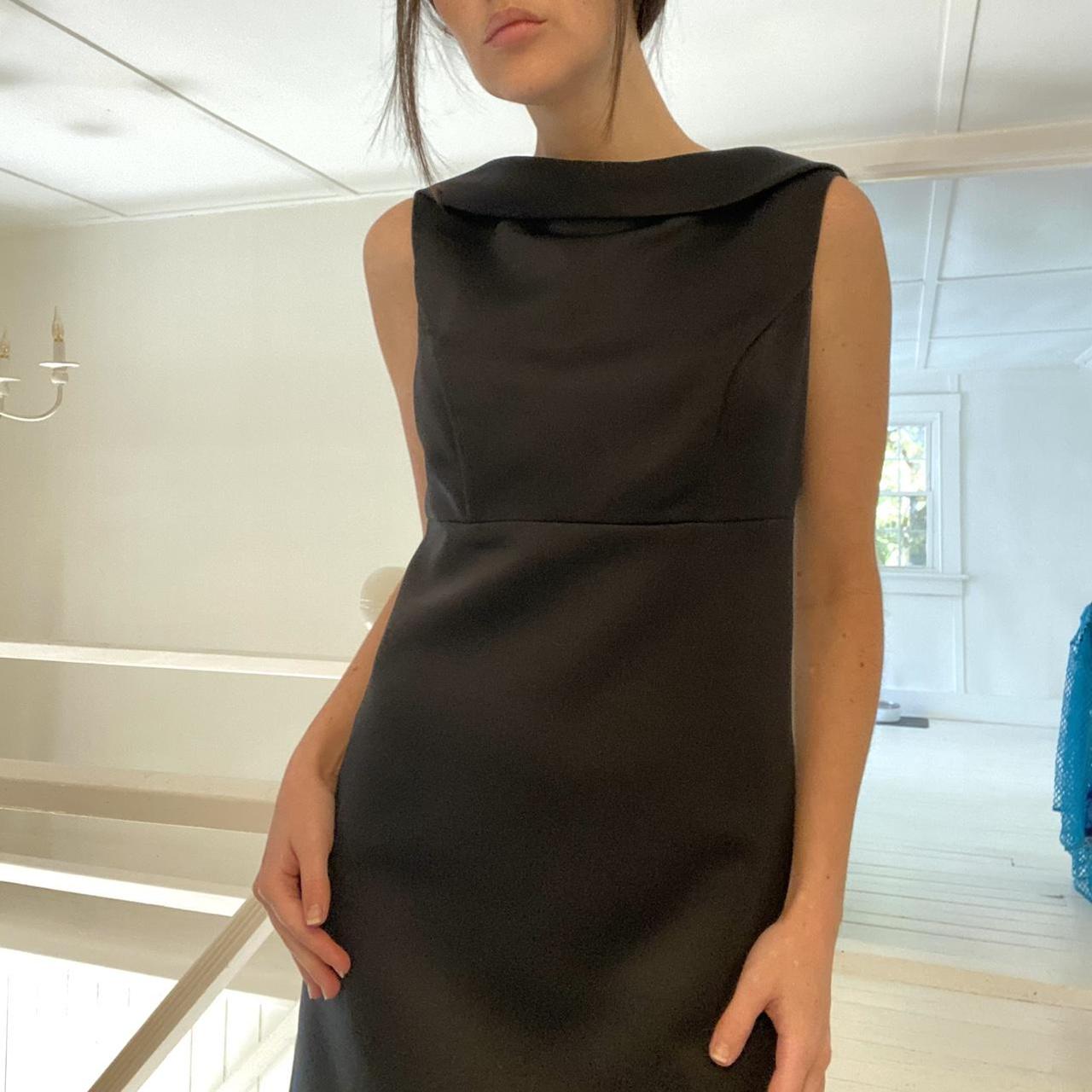 Hugo Buscati Collection Vintage 90s Collared Mini Sheath Dress Size 4