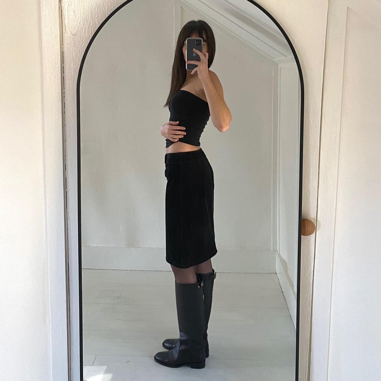 Ann Taylor Vintage Y2K Corduroy Pencil Skirt Size 4P