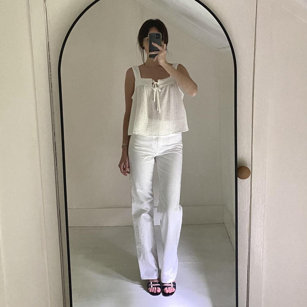 Rails Enya Square Neck Top in White NWT Size M