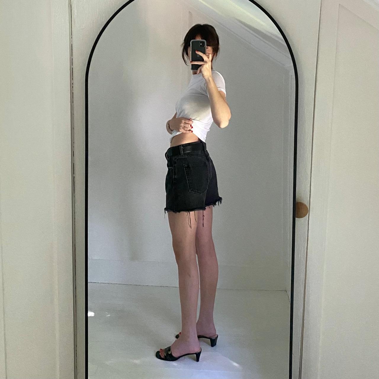 Reformation Jeans Dixie High Rise Jean Short in Pacific Size 28