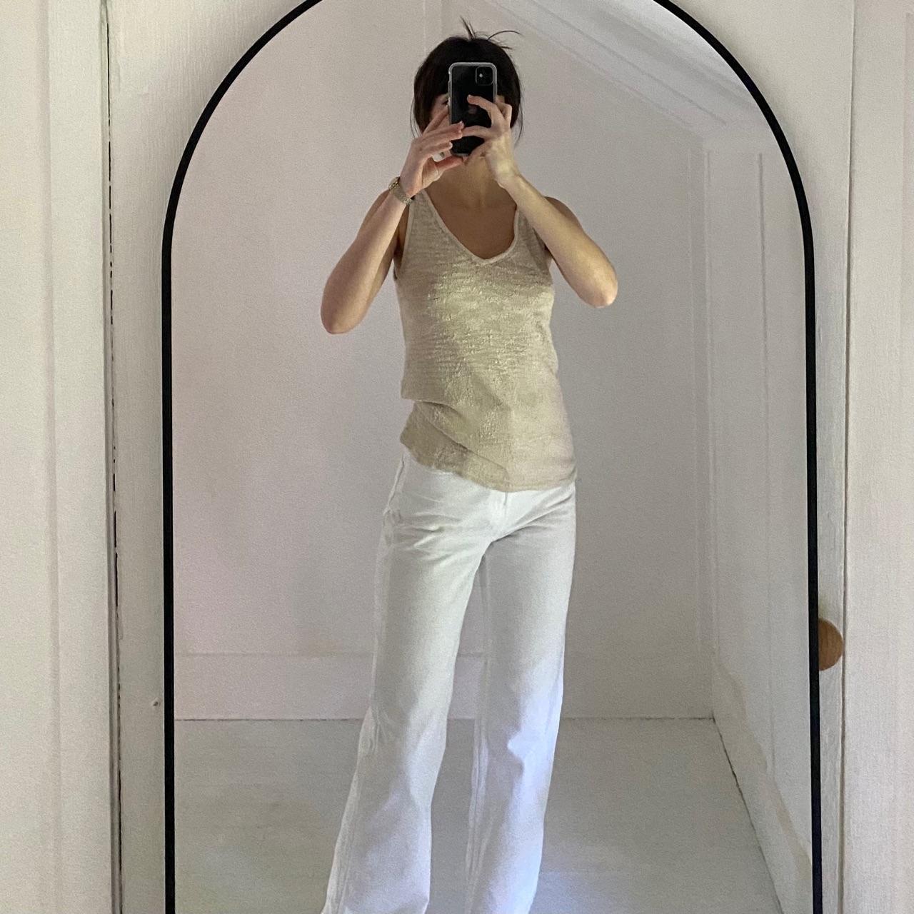 Ellen Tracy Vintage 90s Silk Boucle Knit Tank Top Size 1