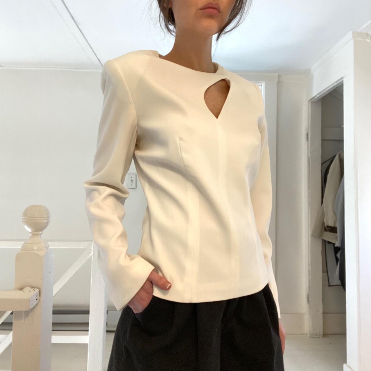 Hugo Buscati Collection Vintage 90s Asymmetric Cut Out Top Size 4