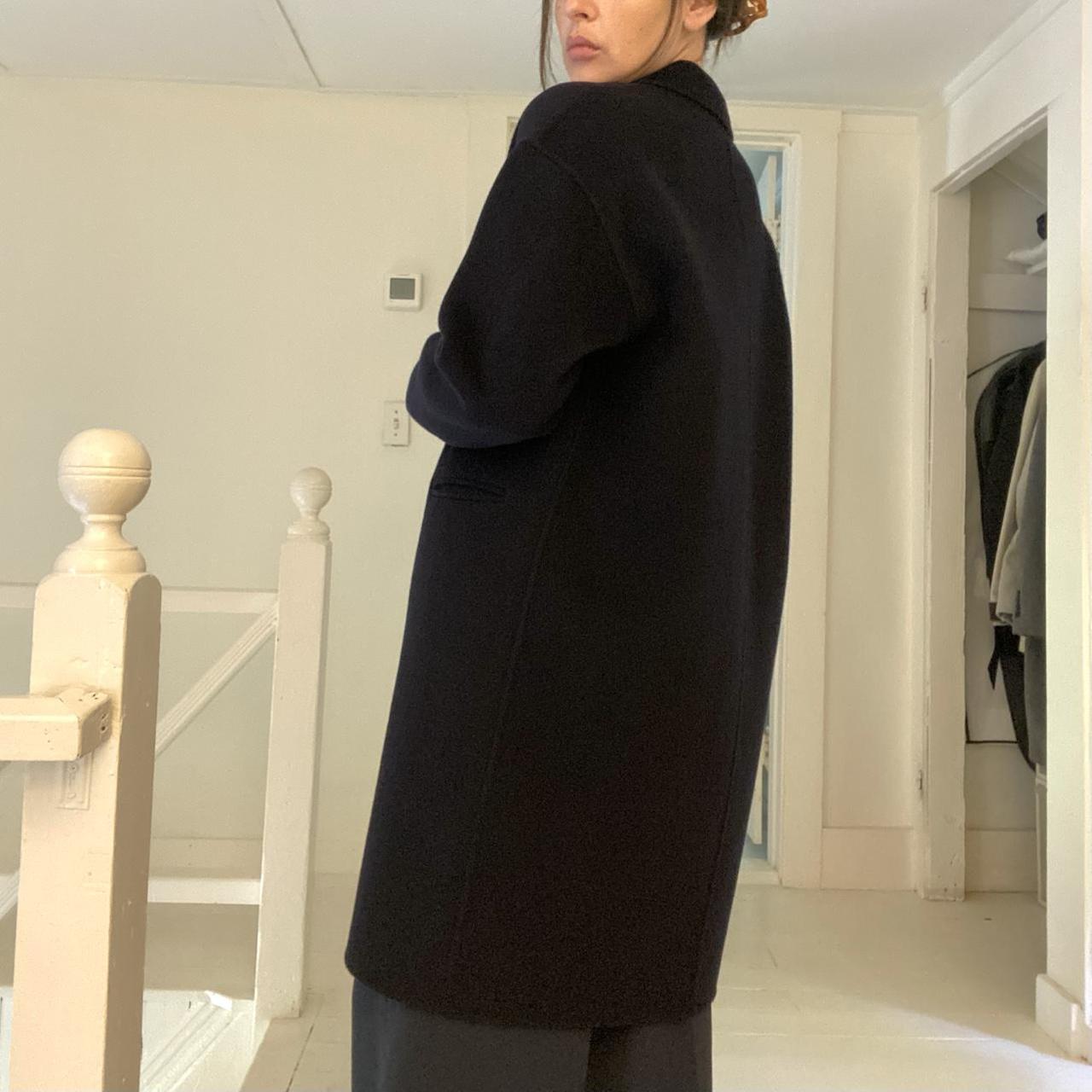 Italic Wool Cashmere Cocoon Coat Size S