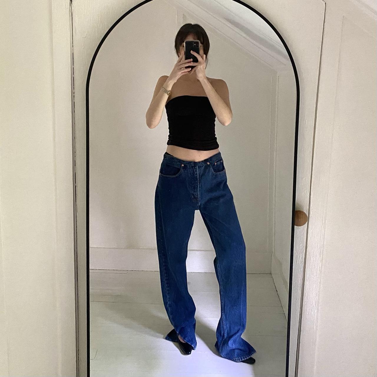 Aligrace / Levi’s 501 Vintage ‘93 Custom Mini Rise Slit Ankle Jeans Size 27