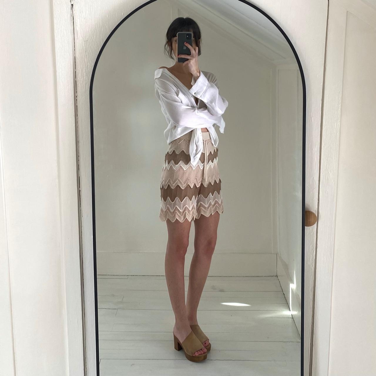 Maria Pavan Crochet Knit Shorts Size XS