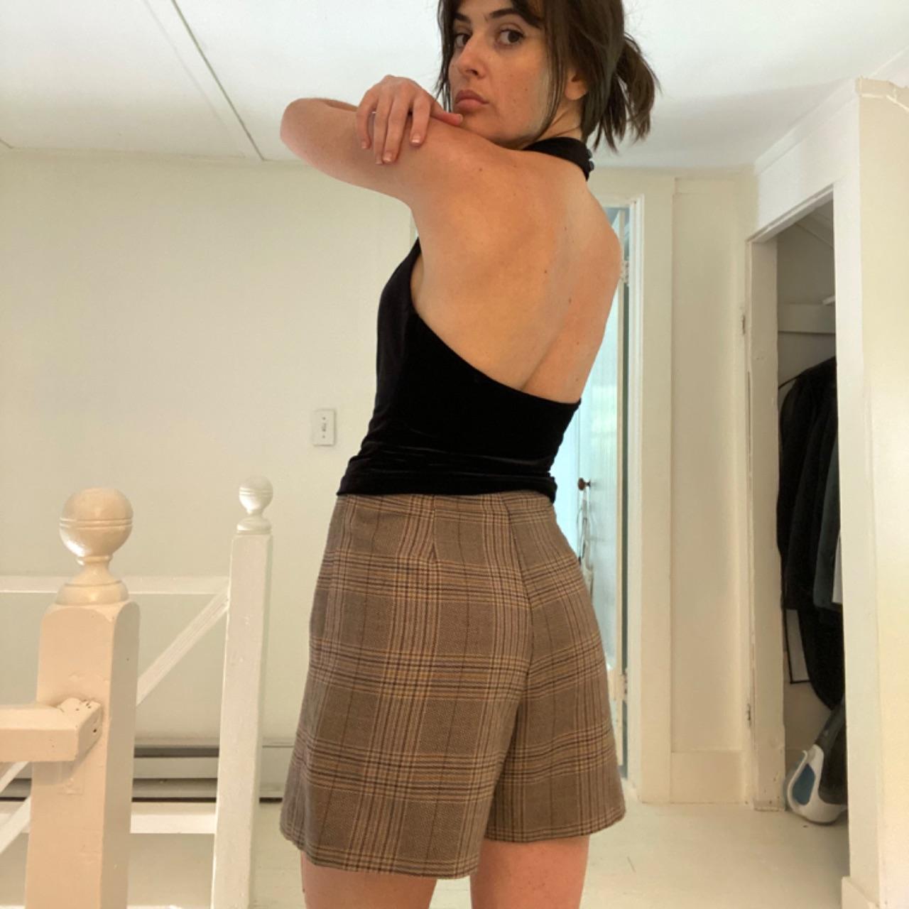 Be Smart Vintage Y2K Velvet High Neck Halter Top Size 5/6