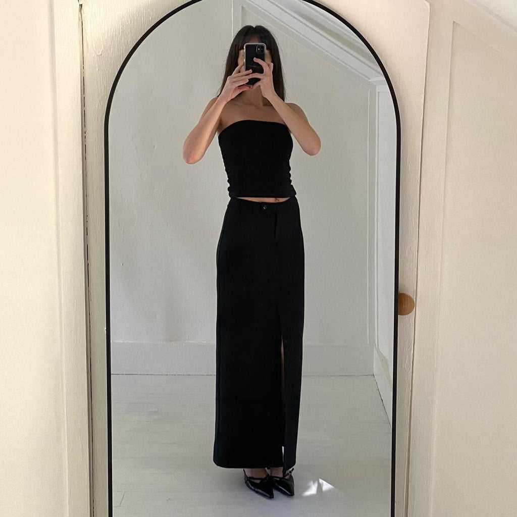 Express Vintage Y2K Pencil Maxi Skirt Size 3/4
