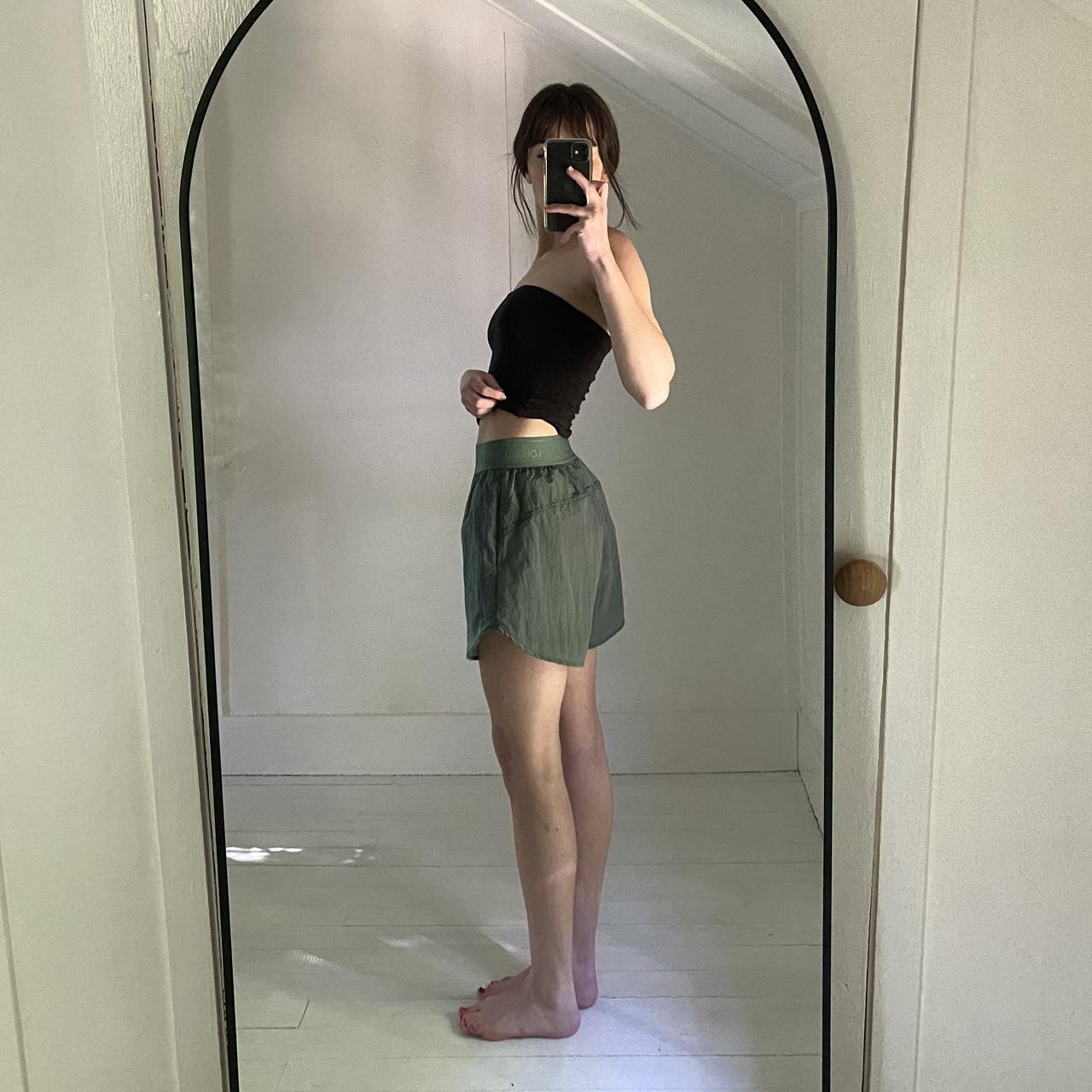 Lolë Pace Power Nylon Anorak Shorts in Marlin Blue NWT Size S