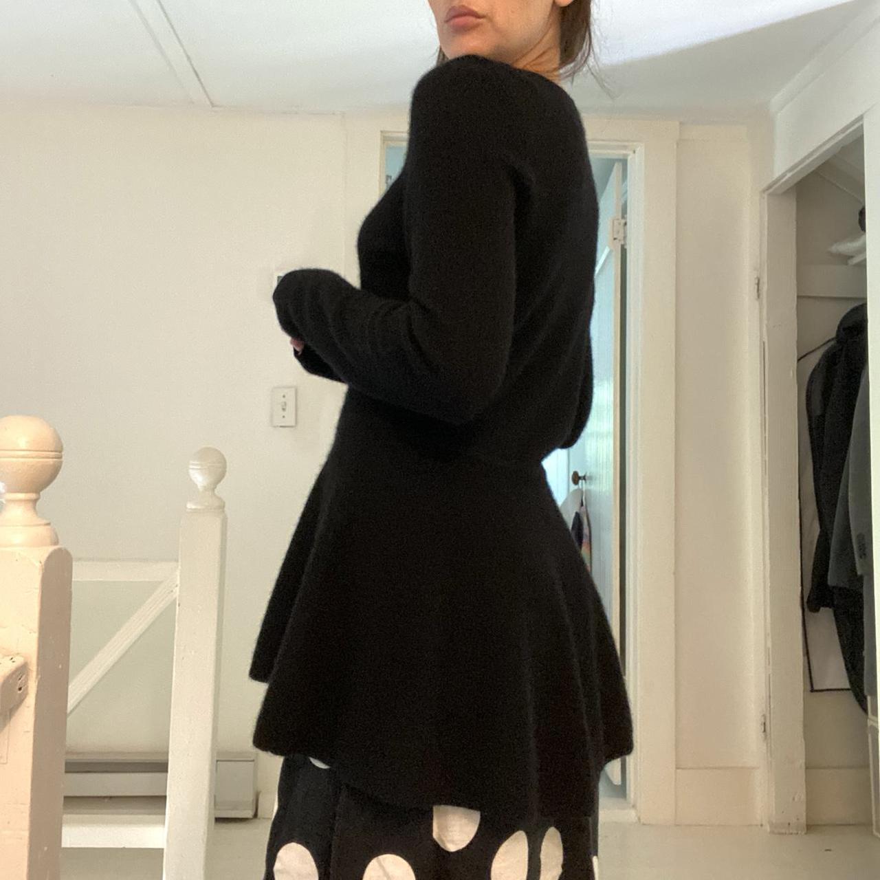 Saks Fifth Avenue Cashmere Peplum Tunic Sweater Size M