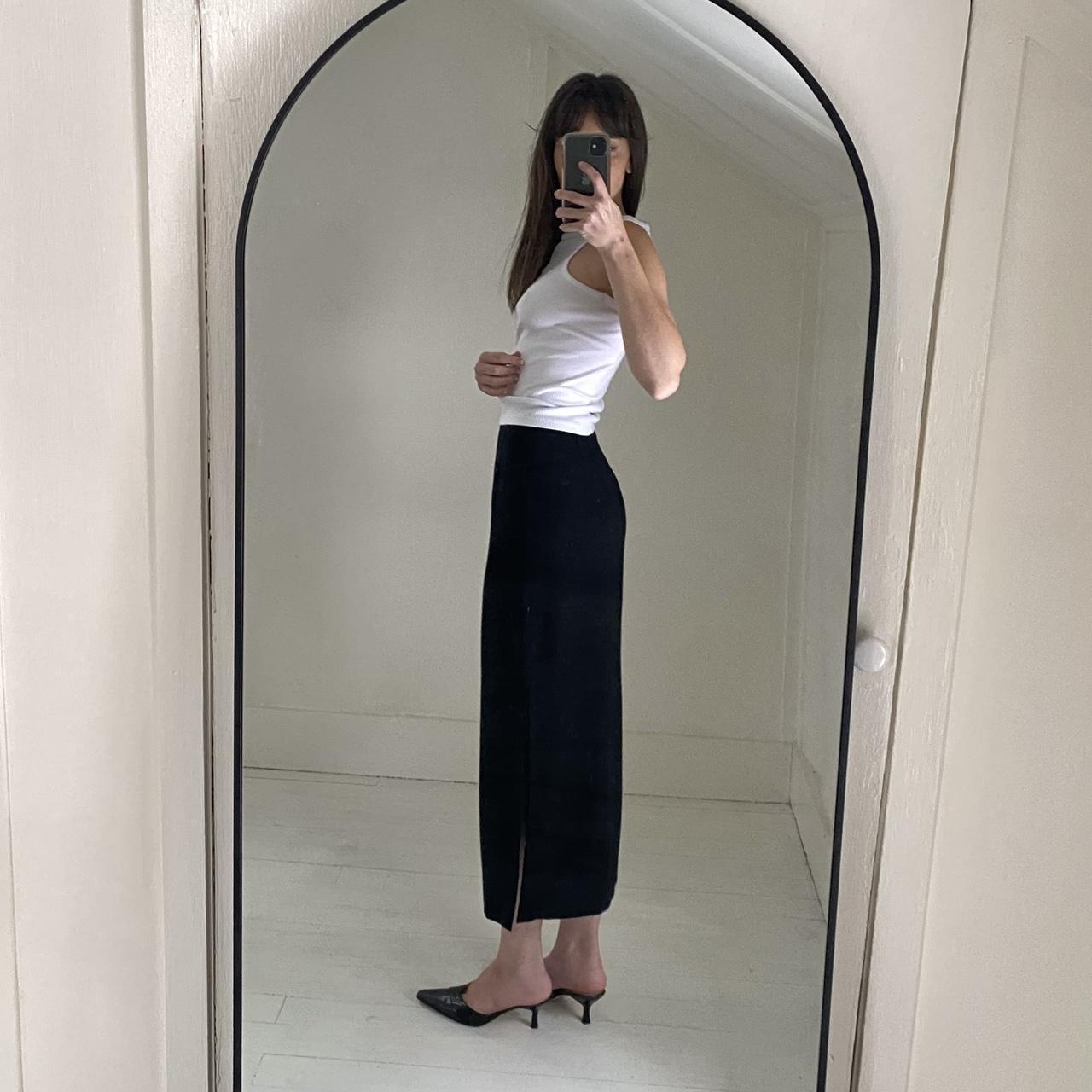 Valerie Stevens Vintage 80s Wool Midi Skirt Size 2P