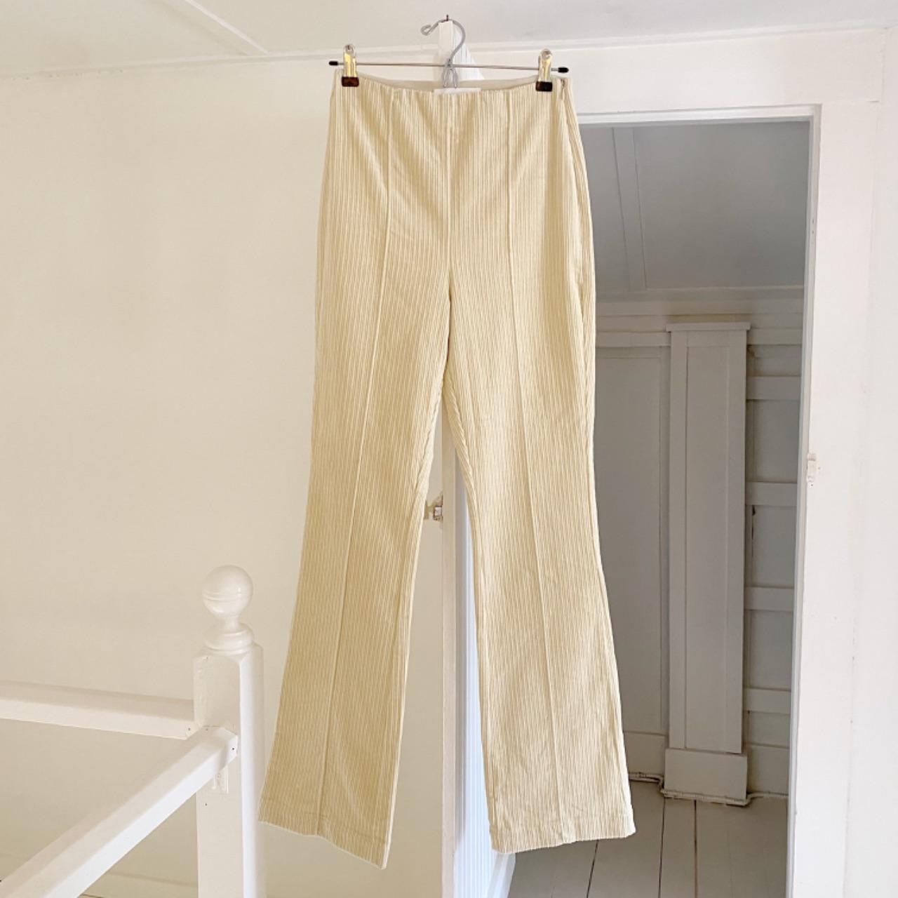 Remain Birger Christensen Floral Corduroy Pants in Wood Ash Size 4