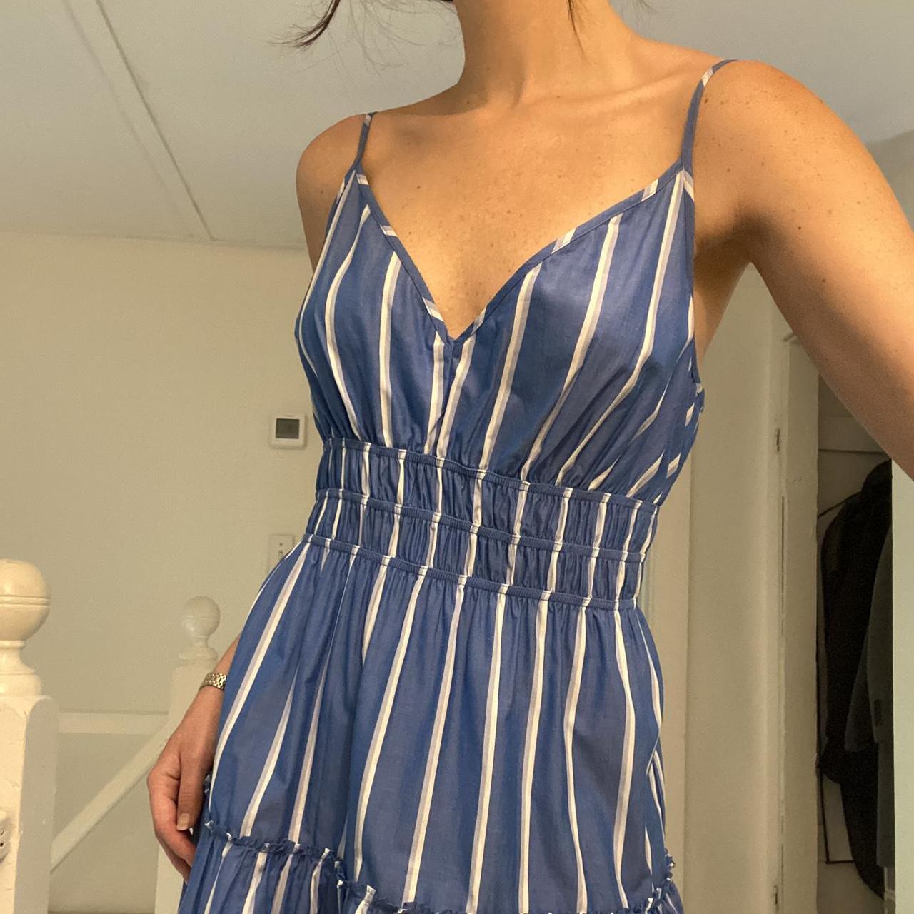 Rails Carmen Poplin Mini Dress in Boiro Stripe NWT Size M