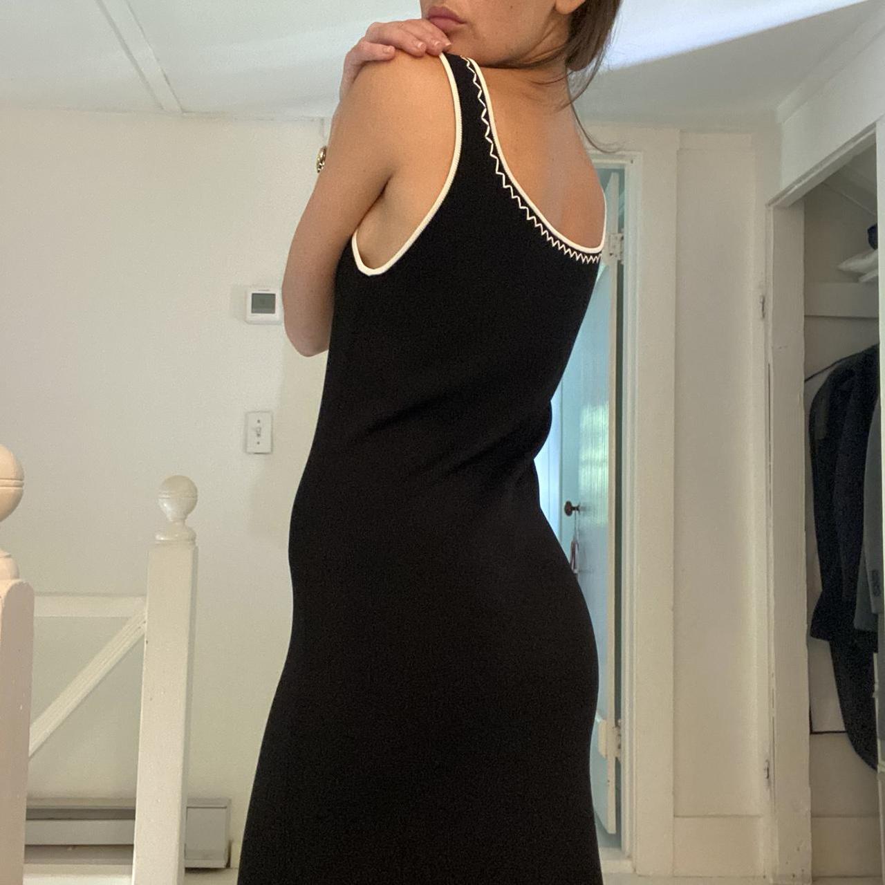 Vertigo Paris Strappy Embroidered Midi Dress Size M