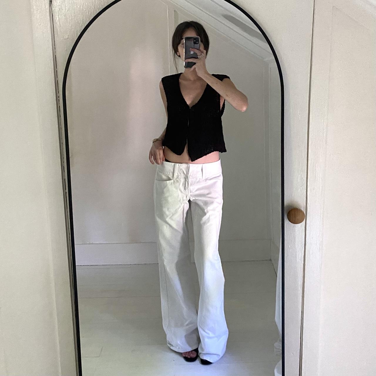 TheOpen Product Open Front Knit Top in Black Size 1