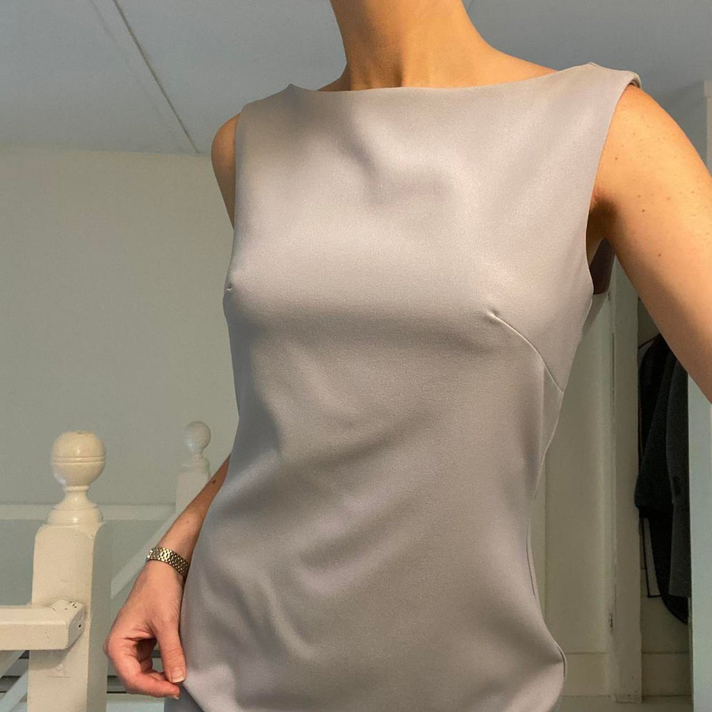 Fragile XOXO Vintage 90s High Boat Neck Mini Dress Size 3