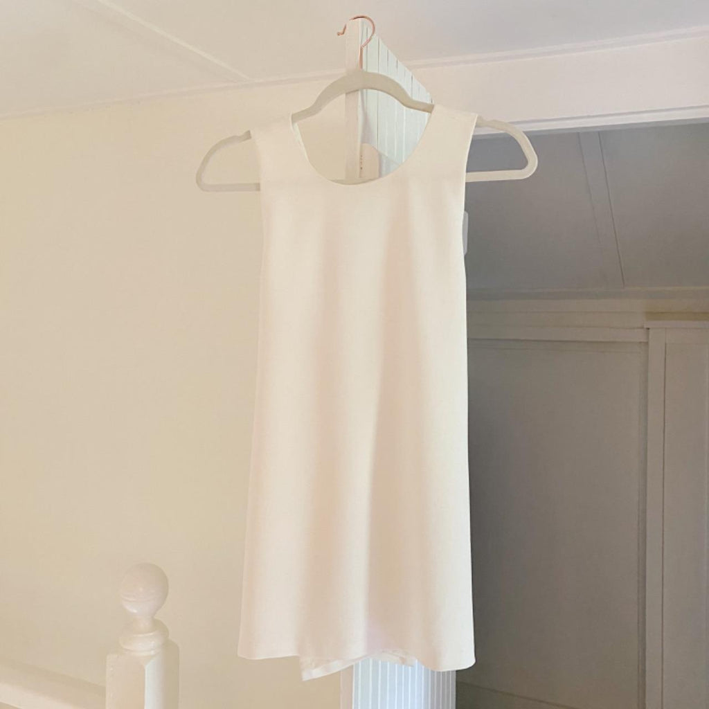 Theory Parieom Admiral Crepe Tunic Tank Top Size P