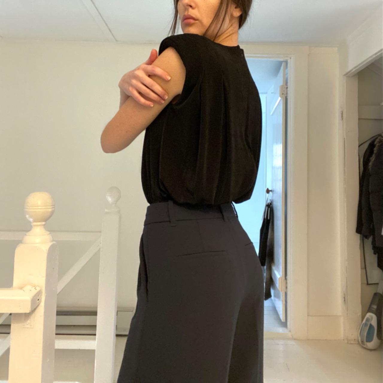 Misha Collection Evanna Blouson Bodysuit in Black Size 4