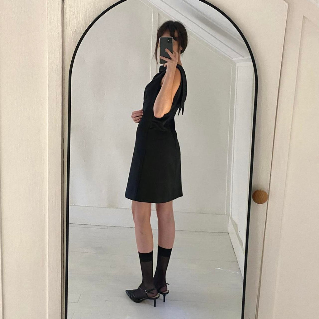 Hugo Buscati Collection Vintage 90s Collared Mini Sheath Dress Size 4