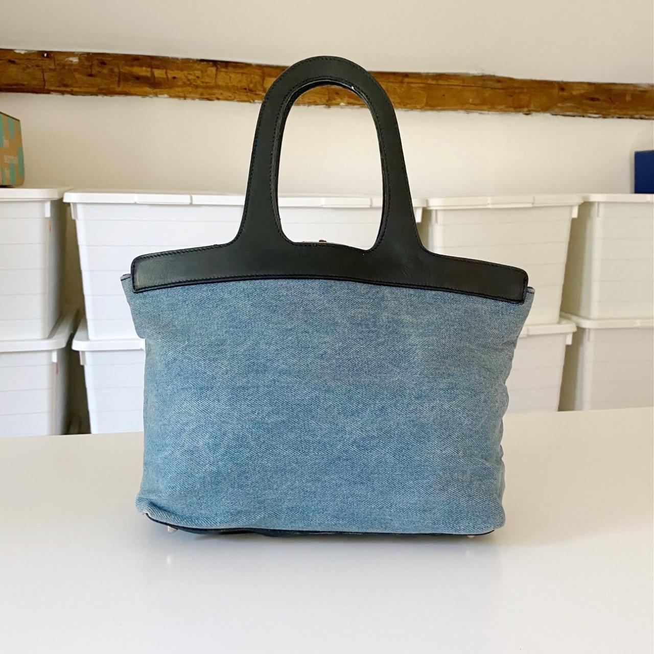 Saks Fifth Avenue Vintage Y2K Denim Handbag