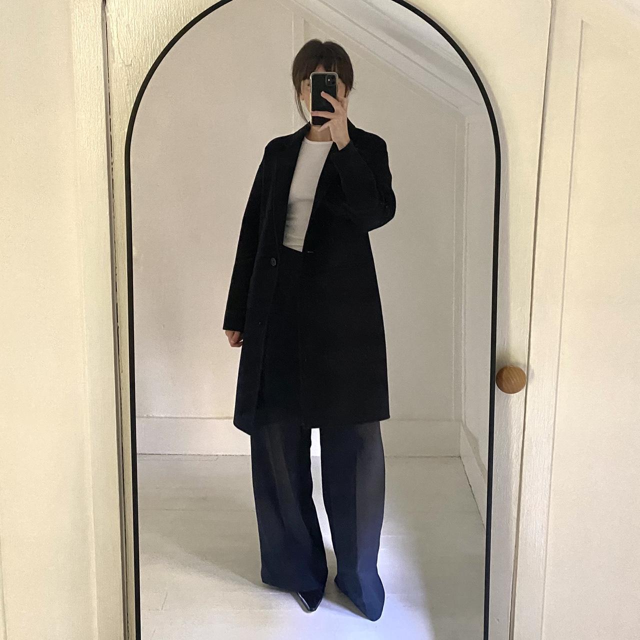 Italic Wool Cashmere Cocoon Coat Size S