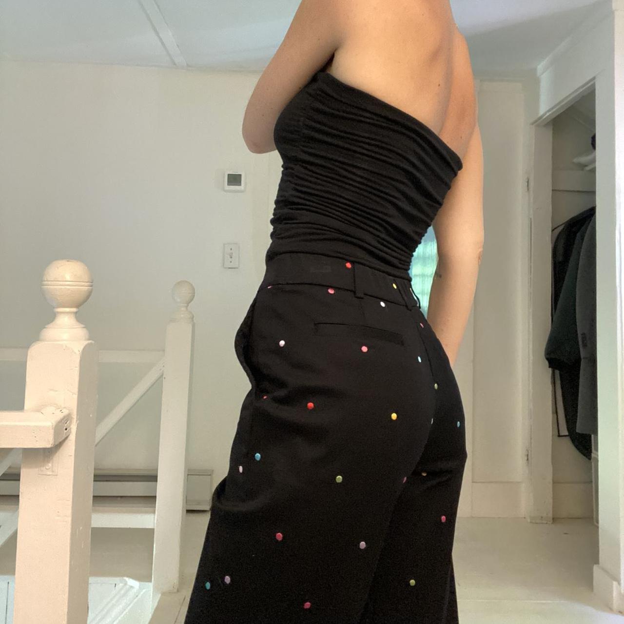 Briggs New York Rainbow Polka Dot Capri Pants Size 4P