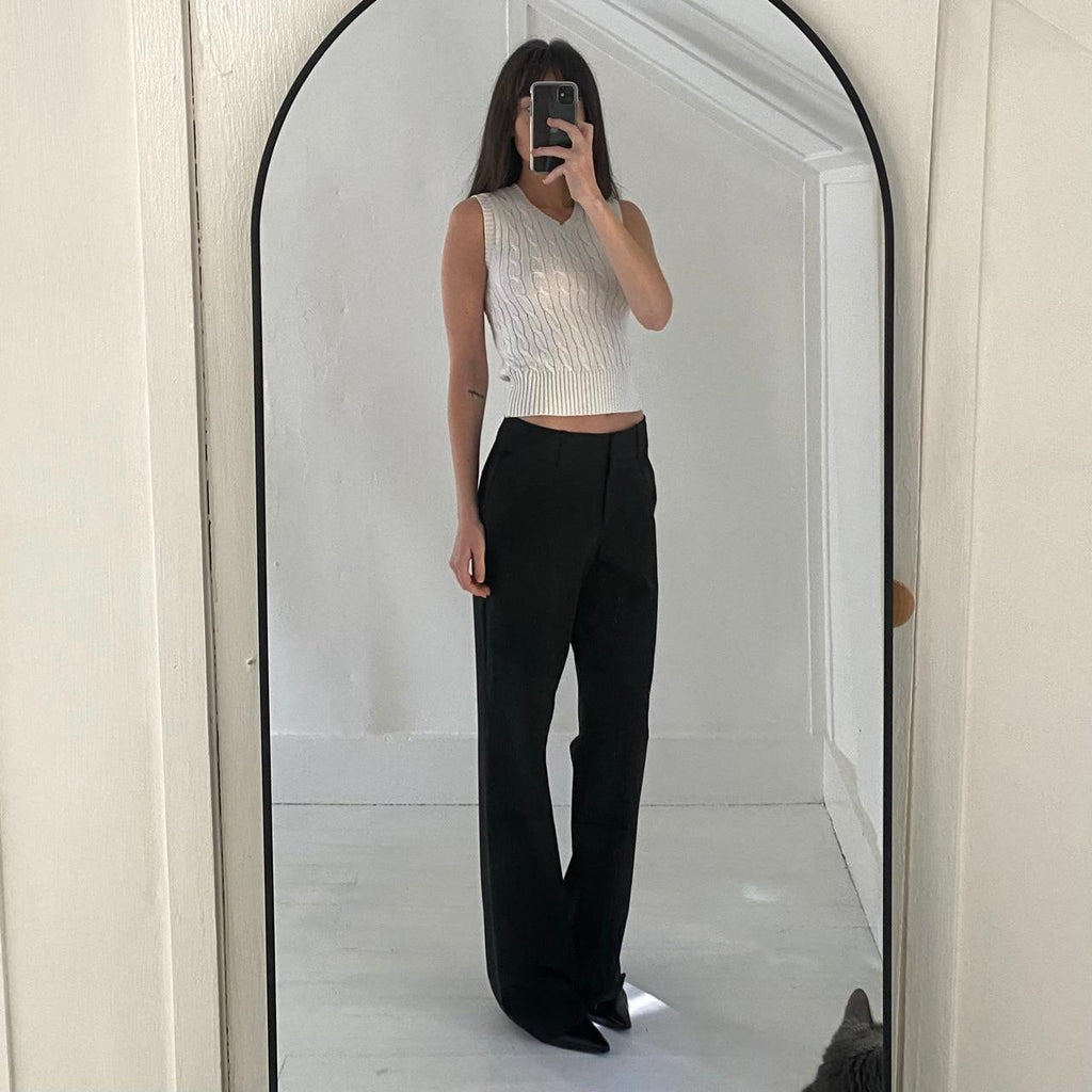 J. Bailey Cable Knit Sweater Vest Size 7